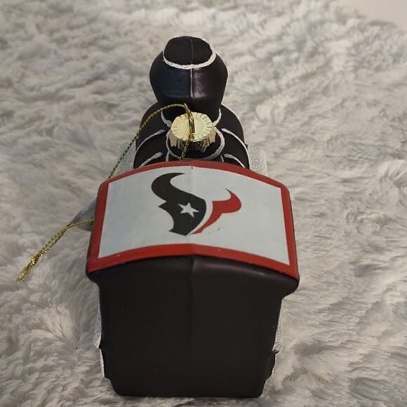 NFL Houston Texans Glass Christmas Ornament - Picture 4 of 7